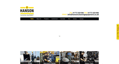 Desktop Screenshot of hansoncleaningequipment.co.uk